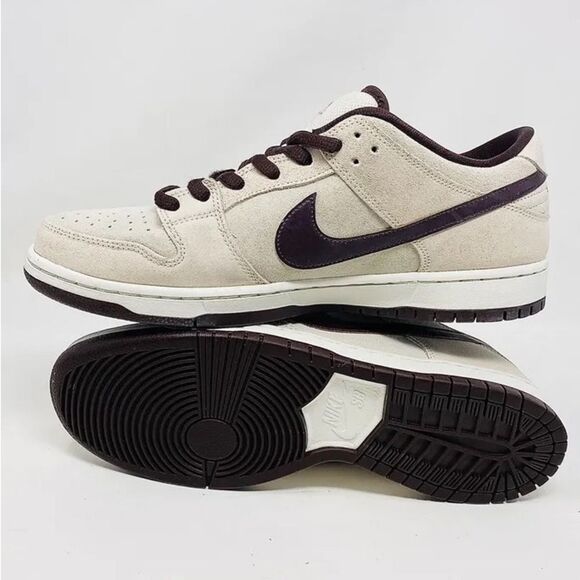 NIKE SB DUNK LOW DESERT SAND MAHOGANY BQ6817-004 UNISEX AUTHENTIC SHOES SIZE 6 - Picture 1 of 14
